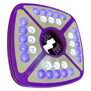 UFO UV Disc Golf Basket Lights from Disc In The Dark