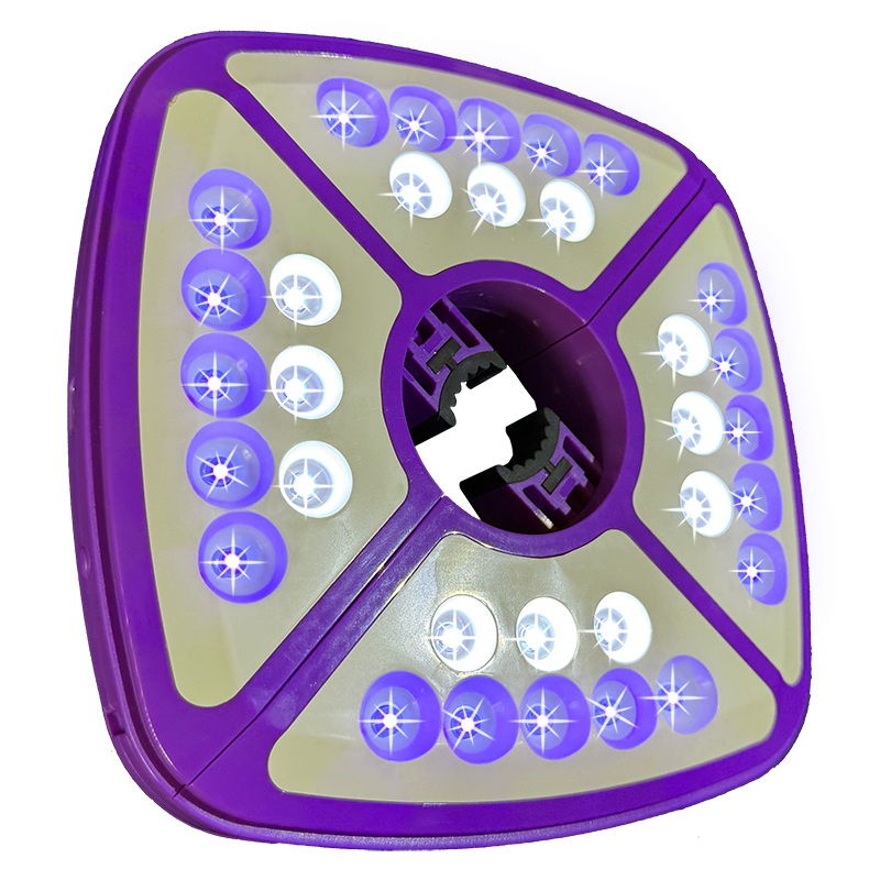 UFO UV Disc Golf Basket Lights from Disc In The Dark