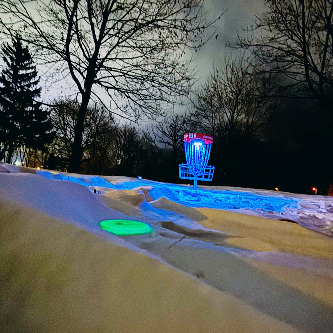 Winter Glow Disc Golf